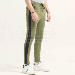 Men Straight <b>Leg</b> Casual Trousers With Cotton Blend Material For All Day Comfort Fashion Men Casual Trousers - Product Image 2