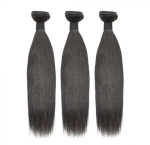100% haute qualité brésilien Remy cheveux bruts vierges faisceaux cheveux tissage Extensions 100% cheveux humains non transformés cuticule alignée - Product Image 1
