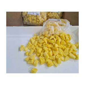 Fruta de piña congelada de Vietnam 100 por ciento trozos dulces naturales con larga vida útil para venta al por menor y suministro de exportación OEM - Product Image 1