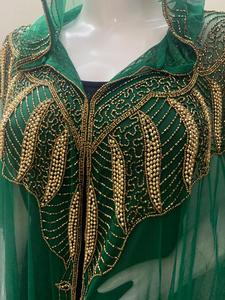 ชุดเดรสลำลองผ้าปอนโชสำหรับงานปาร์ตี้วันหยุดแบบทางการขนาดพิเศษปักลูกปัด - Product Image 2