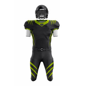 Wholesale American <b>Football</b> Uniform Set Custom Team Jersey Pants Helmet <b>Socks</b> Digital Printing OEM ODM Sportswear Short <b>Sleeve</b> - Product Image 2