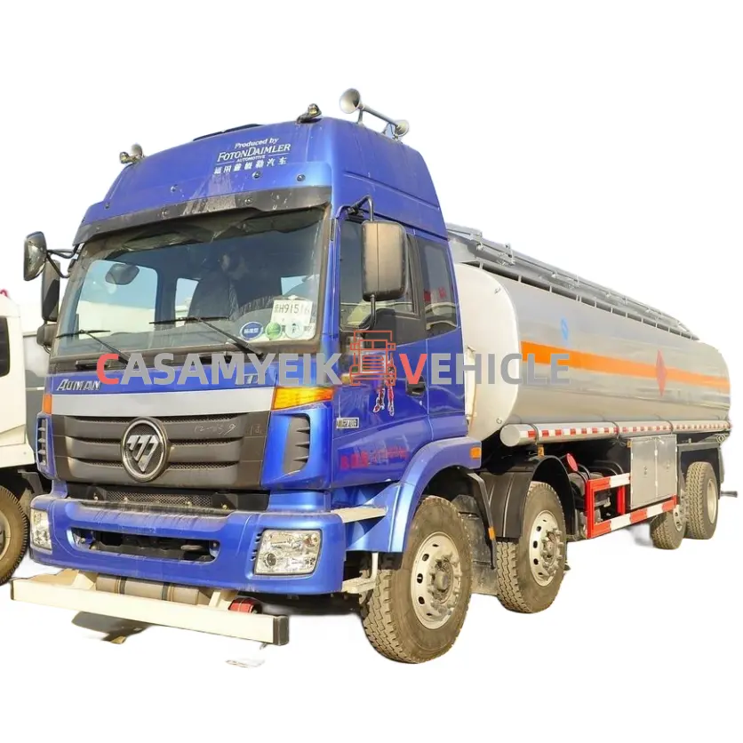 Beste Prijs Foton 8X4 Euro 3 30000l 340hp Brandstoftank Vrachtwagen Te Koop