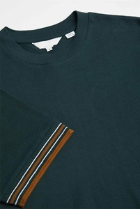 T-shirts de haute qualité couleur personnalisée 100% coton biologique sur mesure Ringer College Boy t-shirts fabriqués au Pakistan - Product Image 4