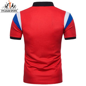 Polos de bonne qualité pour hommes, de couleur unie, personnalisés, avec votre propre Logo au Design, FM LOGAN SPORTS - Product Image 2