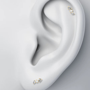 Pendientes de lujo con diamantes de pera y marquesa para mujer, oro de 14K y 18K, diamantes naturales VVS DEF con certificación GIA - Product Image 4