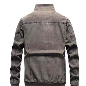 Vestes en jean pour hommes uniques et élégantes, taille plus, lavage personnalisé, écologiques, décontractées, respirantes, boutonnées, coupe régulière - Product Image 2