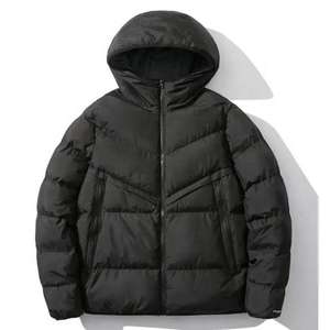 Veste d'hiver pour hommes de conception personnalisée OEM 2025 Manteau en duvet matelassé surdimensionné de haute qualité avec OEM d'hiver - Product Image 6