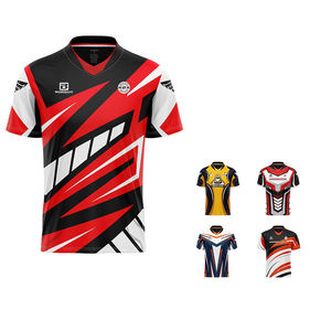 T-shirt de sublimation aux couleurs tendance, vêtements de sport électronique personnalisés, uniforme de jeu, t-shirt de jeu pour l'e-sport - Product Image 6