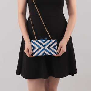 Dernière conception de bohème dames sac à main pochette écologique étanche fermeture à glissière avec bouton décoration et chaîne caractéristique - Product Image 2