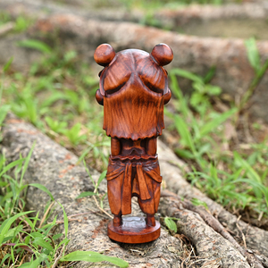 Sculpture en bois de Nezha, figure sculptée de la mythologie orientale pour les collectionneurs d'<span class=keywords><strong>art</strong></span> et la décoration intérieure créative - Product Image 5