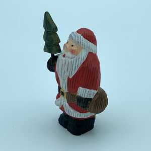 Statuetta di Babbo Natale in Legno Intagliato a Mano, Idea Regalo Natalizio, Giocattolo Natalizio in Legno - Product Image 4