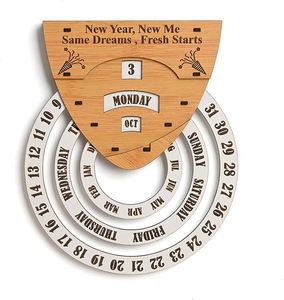 Custom Wood Craft DIY Decorative Wooden Family Birthday Reminder <b>Calendar</b> Board Wall Hanging Best Quality Low Cost - Product Image 3