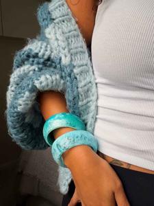 Pulseras y Brazaletes de Resina para Mujer, Nueva Colección, Joyería Estilo Ángel para Fiestas y Bodas, Alta Calidad - Product Image 3