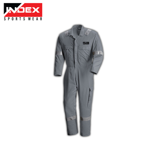 Combinaisons en coton durable haute visibilité pour hommes avec vêtements de travail de sécurité légers personnalisés réfléchissants uniformes industriels personnalisés - Product Image 4