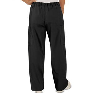 ชุดสครับผ้าแคนวาสแบบสั้นแขน ดีไซน์พันรอบตัว  รักษ์โลก สำหรับผู้หญิง  ผลิตโดย HI 2026  สำหรับบุคลากรทางการแพทย์  มีขั้นต่ำในการสั่งซื้อน้อย - Product Image 4