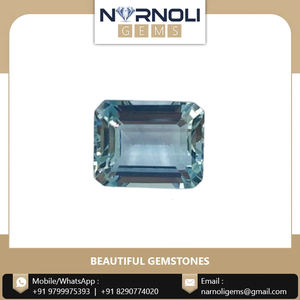 Brillante, aguamarina octogonal facetada 100% natural perfecta para piezas de joyería únicas - Product Image 2