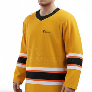 เสื้อฮอกกี้น้ำแข็งสำหรับผู้ใหญ่ราคาขายส่ง ออกแบบเองได้ ชุดทีมฮอกกี้น้ำแข็ง ผลิตในปากีสถาน - Product Image 5