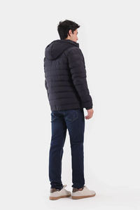 Chaqueta Acolchada con Capucha para Hombre, de Alta Calidad, para Invierno, con Cierre de Cremallera, Resistente al Frío, de Fabricante OEM - Product Image 4