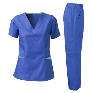 New Style Spandex Medical Uniforms Hospital <b>Scrubs</b> <b>Sets</b> for Women and Men Woven Fabric Nurse Uniforms Fit <b>Scrubs</b> for Nursing - Product Image 6