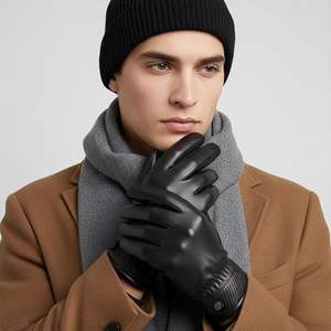 Trendiness Unisex Premium Genuine Classic Cómodos guantes de moto de cuero transpirable con movimiento de dedo flexible - Product Image 6