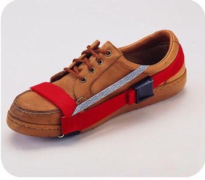 Cintres de mise à la terre ESD pour orteils et talons, sangles antistatiques pour pieds avec caoutchouc/nylon/tissu conducteur pour l'industrie électronique - Product Image 4