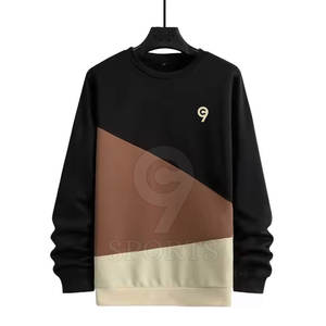 Sweats d'hiver pour hommes de couleur personnalisée 100% coton Vêtements décontractés Motif solide Vêtements d'hiver - Product Image 1