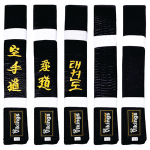 Ceinture brodée noire traditionnelle personnalisée de haute qualité - Product Image 6