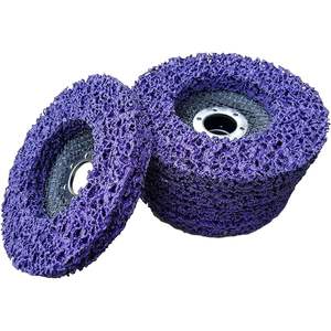 Disco Strip-IT de 4 pulgadas para quitar costuras de soldadura, disco de solapa de tira limpia, limpieza de soldaduras, disco de tira de polietileno de cambio rápido - Product Image 1