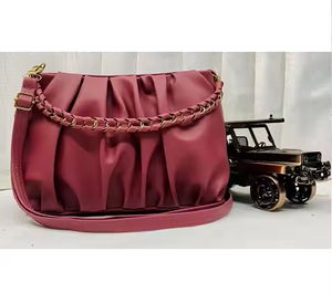 Bolso de Mano Tipo Bandolera de Piel Sintética Ligero para Mujer con Cierre de Cremallera, Gran Capacidad, Dos Correas Duraderas para Uso Casual en la Oficina, India - Product Image 4