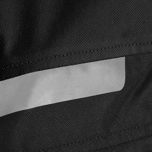 Veste de moto longue de motard pour hommes imperméable et coupe-vent pour le tourisme et l'aventure Veste de moto d'hiver en textile imprimé noir - Product Image 4