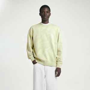 Vente en gros de sweatshirts vintage en polaire ras du cou délavés à l'acide pour hommes sweatshirts surdimensionnés en coton délavés à l'acide OEM - Product Image 2