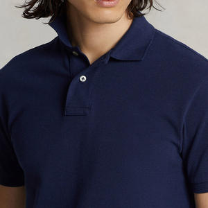 T-shirt polo haut de gamme pour hommes 100% coton peigné vierge SlimFit vente en gros de luxe en vrac t-shirt de marque de haute qualité pour hommes doux - Product Image 5