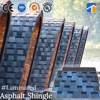 Kostengünstige Hitzebeständige Laminierte Asphaltschindeln Modern für Großbauprojekte Zuverlässige Architektonische Dacheindeckung