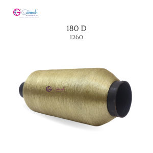 High Tenacity 1260 Metallic <b>Polyester</b> <b>Yarn</b> Jari Kasab Embroidery Jari with <b>100</b>% <b>Polyester</b> Material - Product Image 3