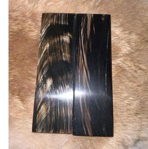 Plaque en corne naturelle pour manche de couteau, fabriquée à la main et durable, fabriquée à la main et durable - Product Image 3