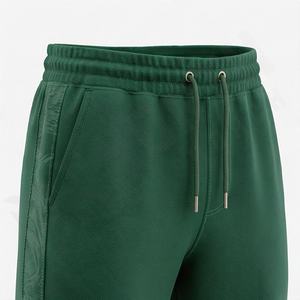 Ensemble de survêtement pour homme en gros, respirant, séchage rapide, 100% coton, logo personnalisé, vêtements de sport de gym, jogging deux pièces, couleur personnalisée - Product Image 4