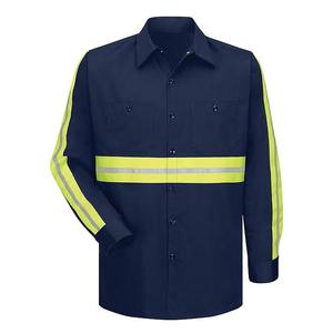 Nouveaux t-shirts de sécurité pour travaux routiers, haute visibilité, 100% coton, logo personnalisé imprimé, motif uni, manches longues ou courtes, t-shirts de travail - Product Image 6
