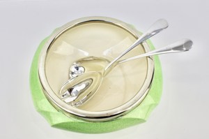 Glossy Silver Stainless Steel Silverware <b>Salad</b> <b>Server</b> Perfect For Events Restaurants Hotel And Resort From India - Product Image 4