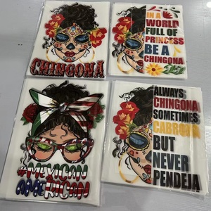 June 1st เตารีดผู้หญิงผิวดำ<span class=keywords><strong>ส</strong></span>วยๆรีดบนแพทช์ Dtf พร้อมที่จะกดการถ่ายเทความร้อนพิมพ์เสื้อผ้ารีดติด - Product Image 3