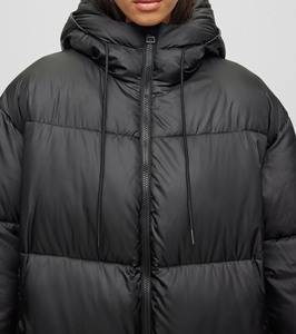 100% Polyester Shiny Bubble Fabric Camouflage Waterproof Breathable Embroidery Cotton Premium Quality <b>Women's</b> Puffer <b>Jacket</b> - Product Image 4