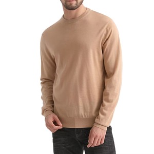 Personalizado de alta calidad nueva llegada hombres Crew Nec KLong suéter de manga Slim Fit ligero de punto pulóver sudaderas - Product Image 2