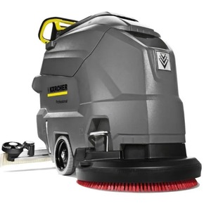Professional Floor Scrubber Dryer <b>Machine</b> 50/50 Battery <b>Walk</b>-Behind Cleaner - Product Image 1