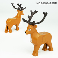 Accessoires de briques MOC animaux en gros compatibles avec les petites briques, jouets de construction de scènes pour enfants (zoo, oiseaux, tigre et lion)