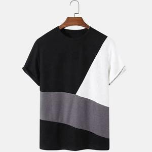 Wholesale Unisex 100% Cotton Oversized Breathable T-Shirt Men Casual Knitted <b>Blank</b> 220g Summer Streetwear Customizable 2025 - Product Image 1