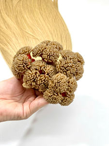 Extensions de cheveux en kératine à pointe plate, I-tip, V-tip, nano-anneaux 6D 9D, lisses, résistantes, longue durée, toutes les couleurs - Product Image 4