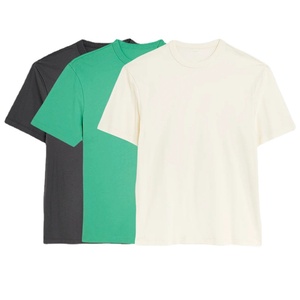 เสื้อยืดคอกลมแขนสั้นผู้ชาย ผ้าฝ้ายออร์แกนิค 100% เป็นมิตรต่อสิ่งแวดล้อม นุ่ม ระบายอากาศได้ดี สวมใส่สบาย - Product Image 1