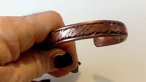 Pulsera magnética de cobre para el alivio de la artritis 99.9% cobre puro talla única para la mayoría de las muñecas - Product Image 2