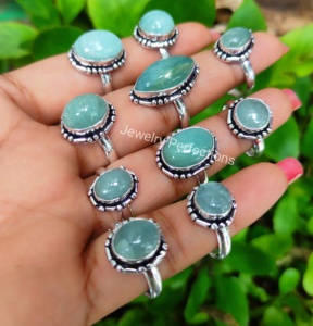 แหวนเงินแท้พลอยสีฟ้า925อัญมณีสีเงินแท้สำหรับผู้หญิงเครื่องประดับแฟชั่นสำหรับงานแต่งงานของขวัญแต่งงาน - Product Image 3