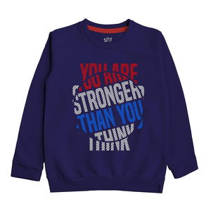 Calidad de exportación Premium al por mayor Otoño y primavera Moda Niños simples Cuello redondo Niño Sudadera para niños Precio barato - Product Image 3