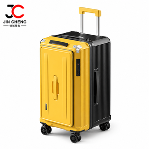 <span class=keywords><strong>Valise</strong></span> rigide à ouverture latérale, grande capacité, 20 pouces, roulettes pivotantes, légère, étanche, avec serrure, unisexe - Product Image 1